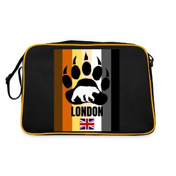 London gay - Retro Bag - black/gold - Back