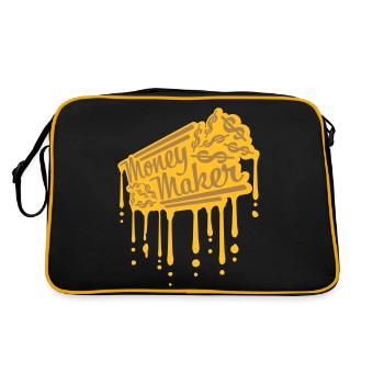 Drops Money Maker Selfmade - Sac Retro - noir/or - Dos