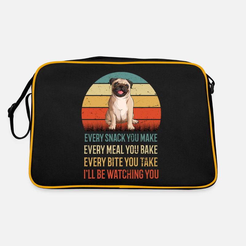 Every Snack You Make Pug Pug Pug Owner Retro Bag