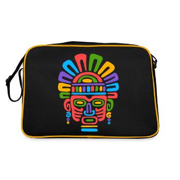 Culture des Incas, des Mayas et des Aztèques - Sac Retro - noir/or - Dos