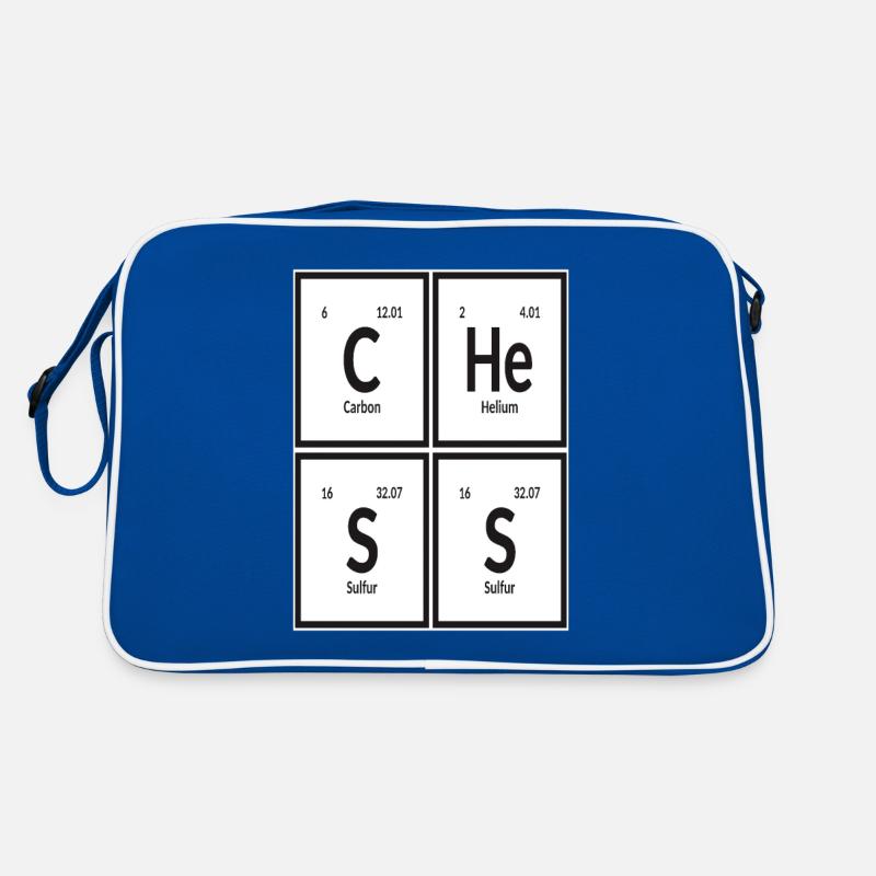 Schach | Periodensystem der Elemente Retro Tasche