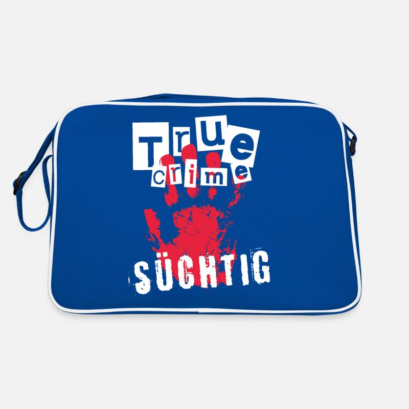 true crime geschenk Retro Tasche