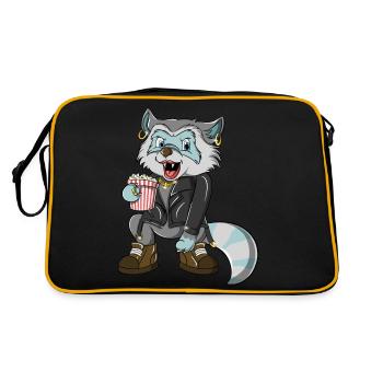 Monica, Raton laveur - Sac Retro - noir/or - Dos