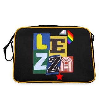 Lesbienne - Sac Retro - noir/or - Dos