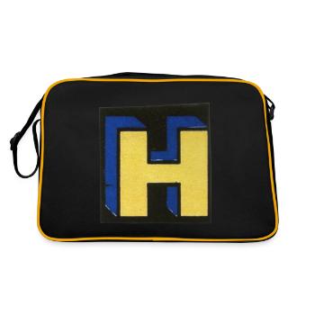 Lettre H - Sac Retro - noir/or - Dos