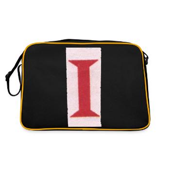 Letter I - Retro Bag - black/gold - Back