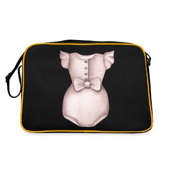Pink dress - Retro Bag - black/gold - Back