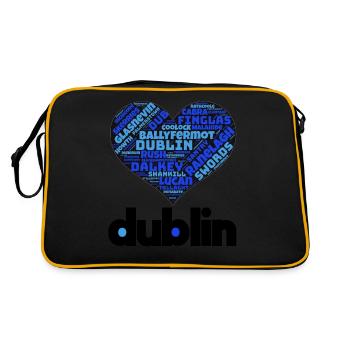 Dublin - Sac Retro - noir/or - Dos