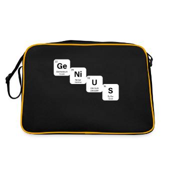 Genius - Retro Bag - black/gold - Back