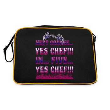 Oui Chef Design - Sac Retro - noir/or - Dos