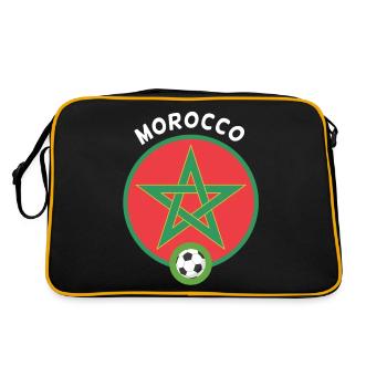 Maroc - Sac Retro - noir/or - Dos