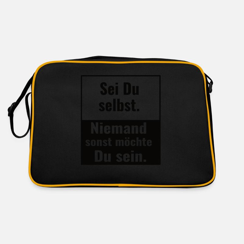 Sei Du selbst - Niemand sonst möchte Du sein Retro Tasche