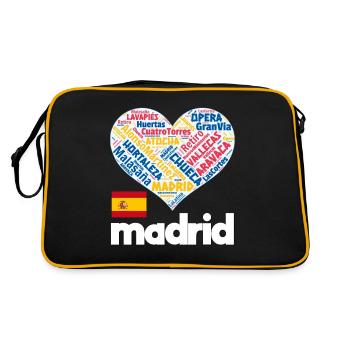 Madrid - Sac Retro - noir/or - Dos