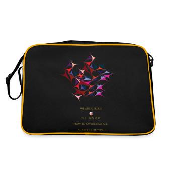 génie - Sac Retro - noir/or - Dos