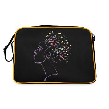 Creative Head - Idea Sprint / Inspiration - Retro Bag - black/gold - Back