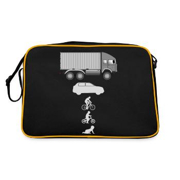 Camion porte-conteneurs Evolution - Sac Retro - noir/or - Dos