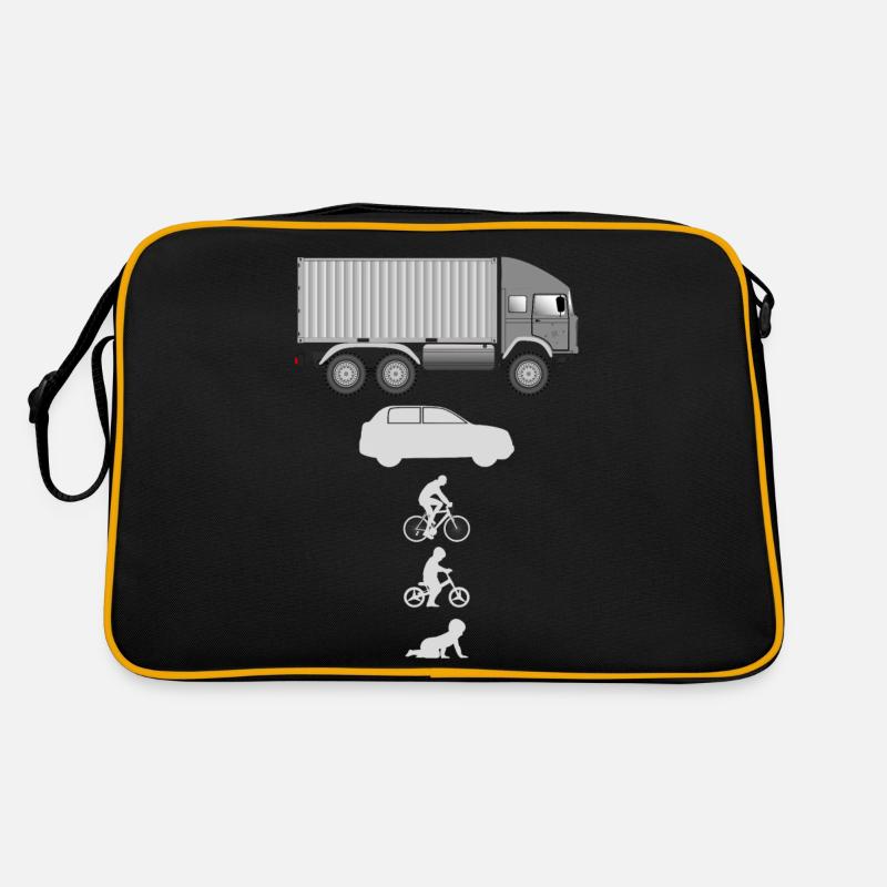 Camion porte-conteneurs Evolution - Sac Retro - noir/or