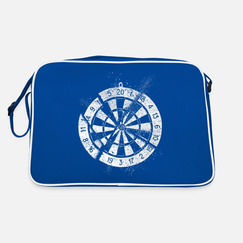 Fléchettes, jeu de fléchettes, jeu de fléchettes, fléchettes, joueurs de fléchettes Sac Retro