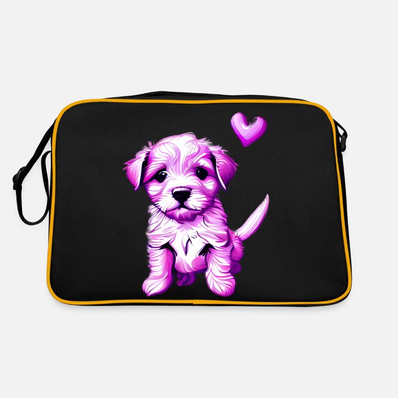 Labrador Retriever Labrador Propriétaire Chien Chiot Sac Retro
