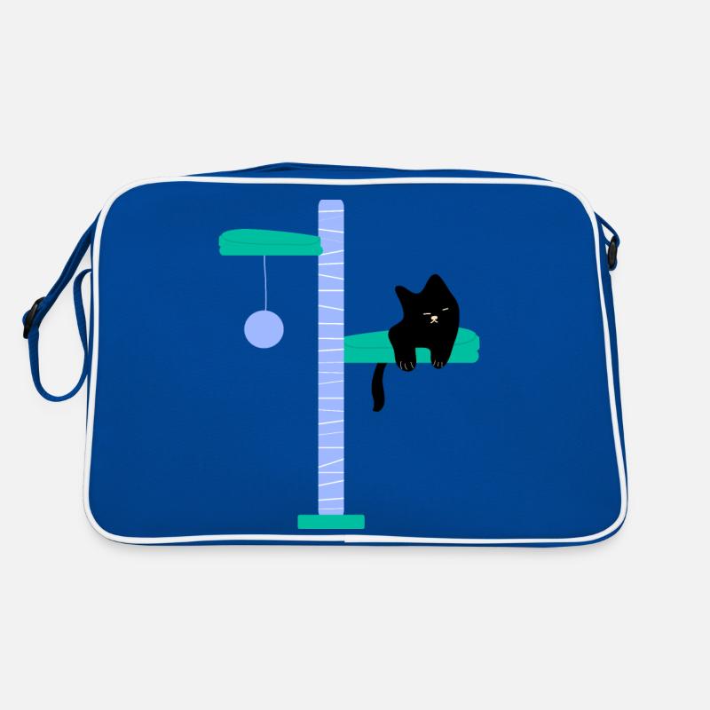 Cats tree and scratcher2 Retro Bag