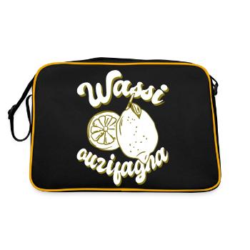wassi ouzifagna - Sac Retro - noir/or - Dos