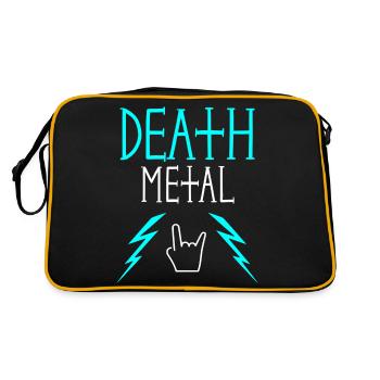 Musique death metal - Sac Retro - noir/or - Dos