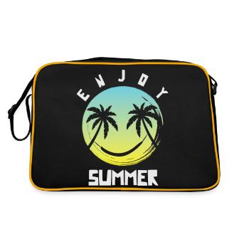 Enjoy Summer - Retro Bag - black/gold - Back