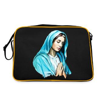 Holly Mary Maria Madonna Mariana Virgin Mary Holy - Retro Bag - black/gold - Back