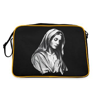 Sainte Marie Marie Vierge Marie Sainte - Sac Retro - noir/or - Dos