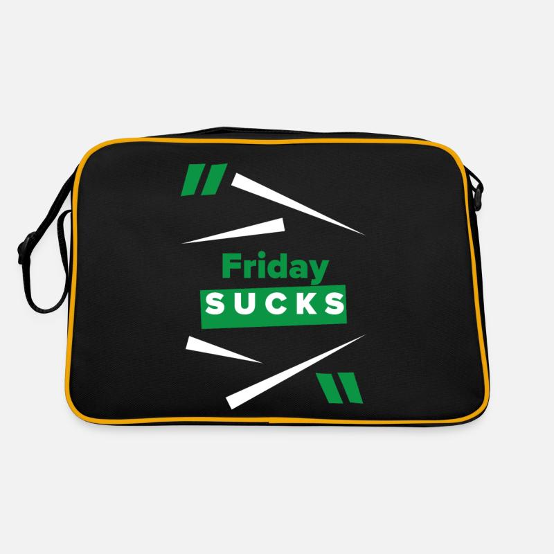 Friday sucks oder ist Friday Dein Lieblingstag? Retro Tasche
