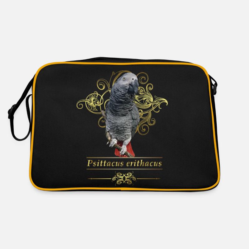 Le perroquet gris Sac Retro