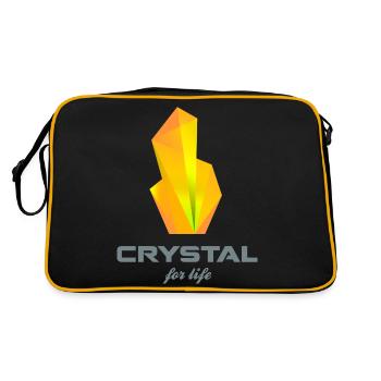 crystal for life - Retro Bag - black/gold - Back