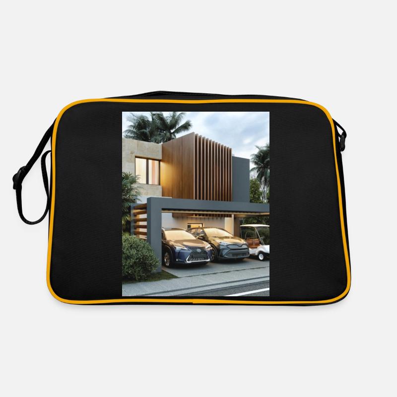 Haus Retro Tasche