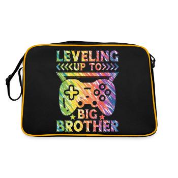 Big Brother Bébé Drôle Promouvoir Jeu Promu - Sac Retro - noir/or - Dos