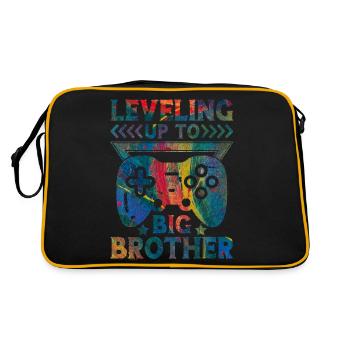 Big Brother Bébé Drôle Promouvoir Jeu Promu - Sac Retro - noir/or - Dos
