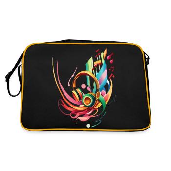 Splash Headphones - Retro Bag - black/gold - Back
