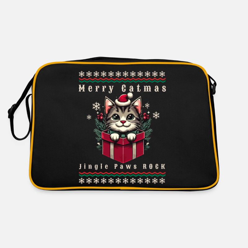 Joyeux Miaouël Sac Retro