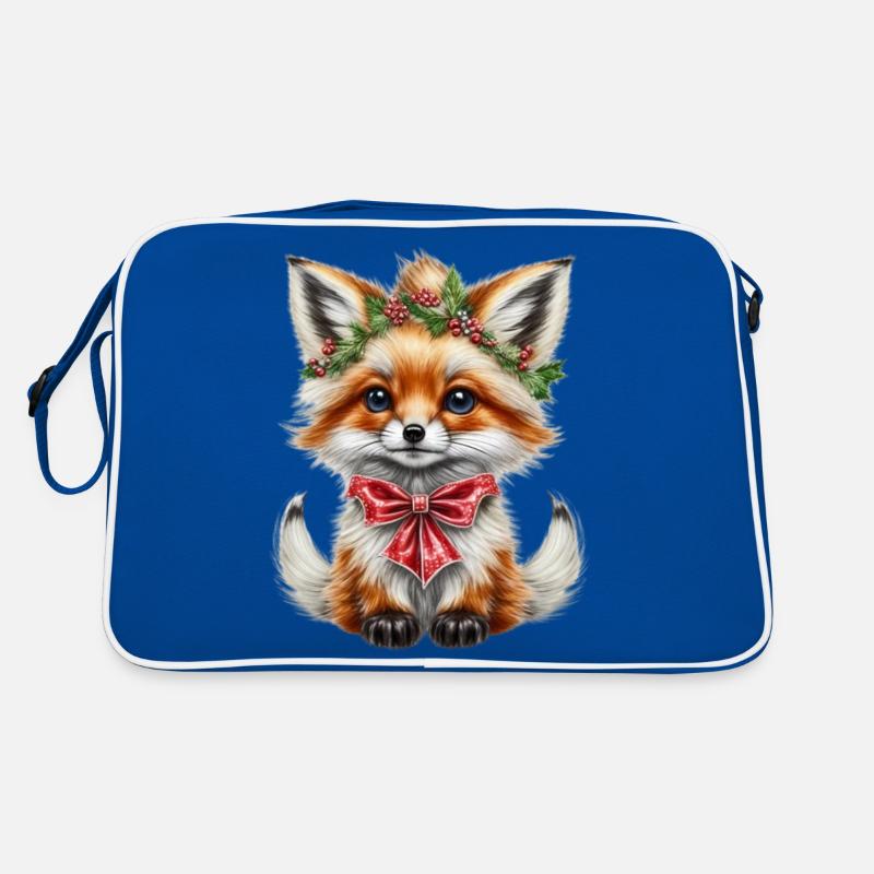 Weihnachtsfuchs Retro Tasche
