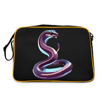 Chrome Snake - Retro Bag - black/gold - Back