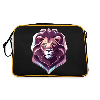Chrome Royal Lion - Retro Bag - black/gold - Back