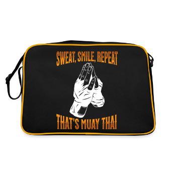 Muay Thaï Boxe Muay Thaï - Sac Retro - noir/or - Dos