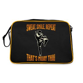 Muay Thaï Boxe Muay Thaï - Sac Retro - noir/or - Dos