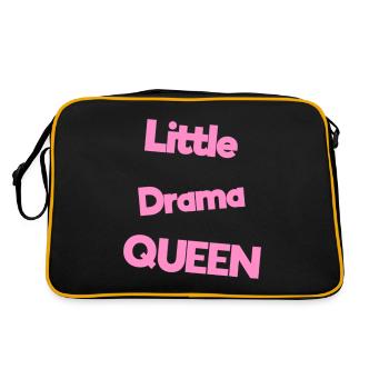 Babysprüche - Retro Tasche - Schwarz/Gold - Hinten