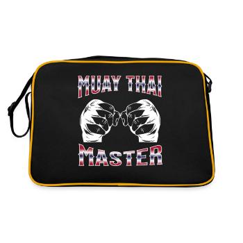 Muay Thaï Boxe Muay Thaï - Sac Retro - noir/or - Dos