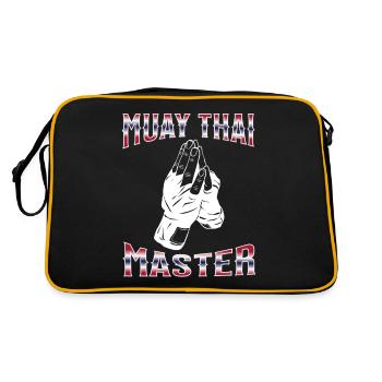 Muay Thaï Boxe Muay Thaï - Sac Retro - noir/or - Dos