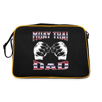 Muay Thaï Boxe Muay Thaï - Sac Retro - noir/or - Dos
