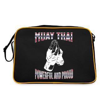 Muay Thaï Boxe Muay Thaï - Sac Retro - noir/or - Dos