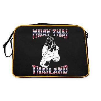 Muay Thaï Boxe Muay Thaï - Sac Retro - noir/or - Dos