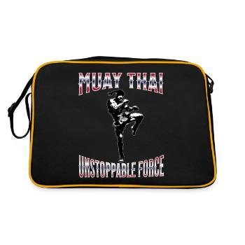 Muay Thaï Boxe Muay Thaï - Sac Retro - noir/or - Dos