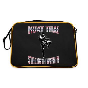 Muay Thaï Boxe Muay Thaï - Sac Retro - noir/or - Dos